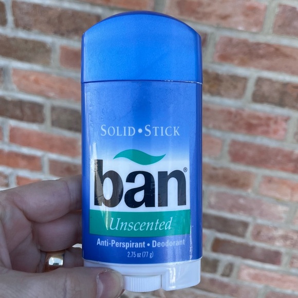 Ban Solid Stick Unscented Deodorant Anti-perspirant NEW NOS 1999 Discontinued - Picture 1 of 3